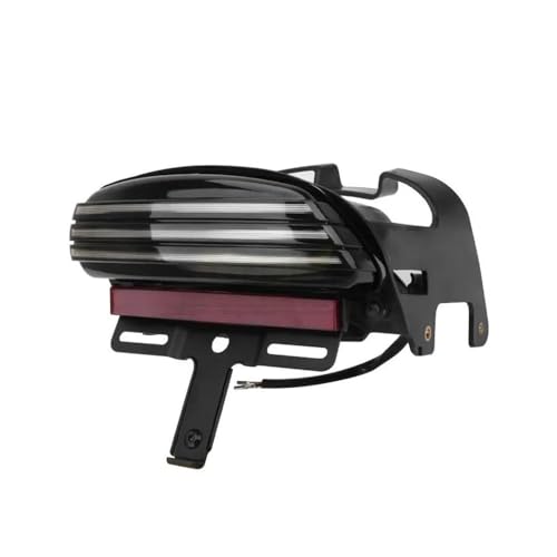 Feu arrière moto LED Tri-Bar pour rouler de nuit en toute sérénité sur Dyna Fat Bob
