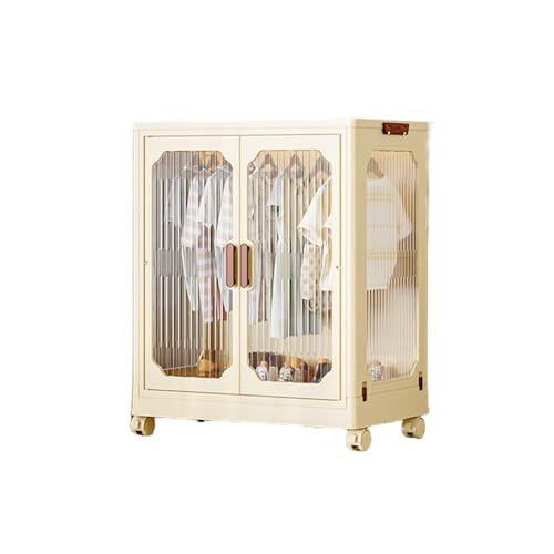 Sariny���[�h���[�u �܂��ݎ� �N���[�[�b�g ���[�{�b�N�X �ߗގ��[ ���t�� �n���K�[���b�N �g���ȒP �H��s�v ������� �ϋv�� �h�o ���ω׏d �ȃX�y�[�X ���r���O �Q�� ���� ���� (A,���a55CM)