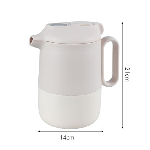 Hervidor eléctrico sin cable de acero inoxidable 1.6L blanco miniatura 5