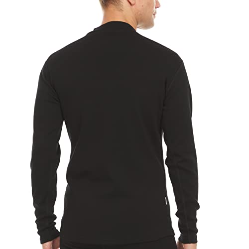 100% Merino Wool Mens Mock Neck - Expedition Weight Long Sleeve - Mid Layer - Warm Under Shirt2