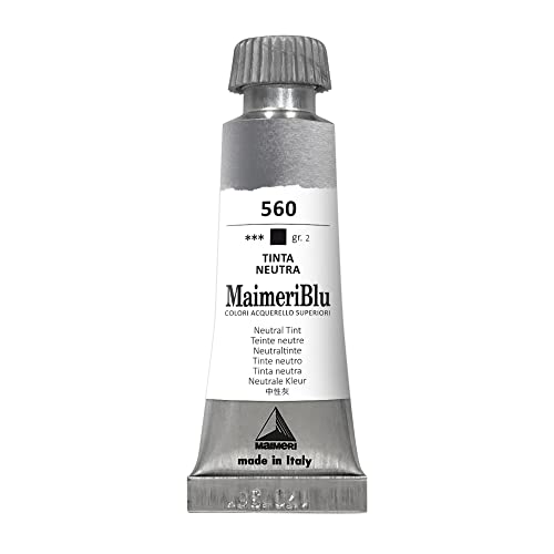 Aquarelle Maimeri Blu 12 ml opacité idéale teinte neutre