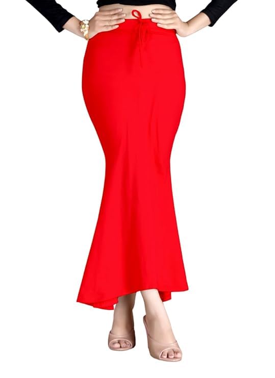 vidhata fashion Saree Petticoat Shapewear for Women - Stretchable Petticoat Readymade Sari Shape Wear Lycra Blend Underskirt Fish Cut Slim Fitting Laddies Saree Inner Wear Petticoat-picture-10