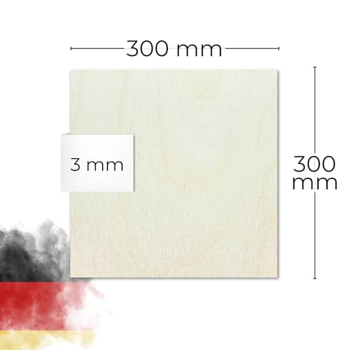 Contreplaqué bouleau 3 mm pour découpe laser et modélisme
