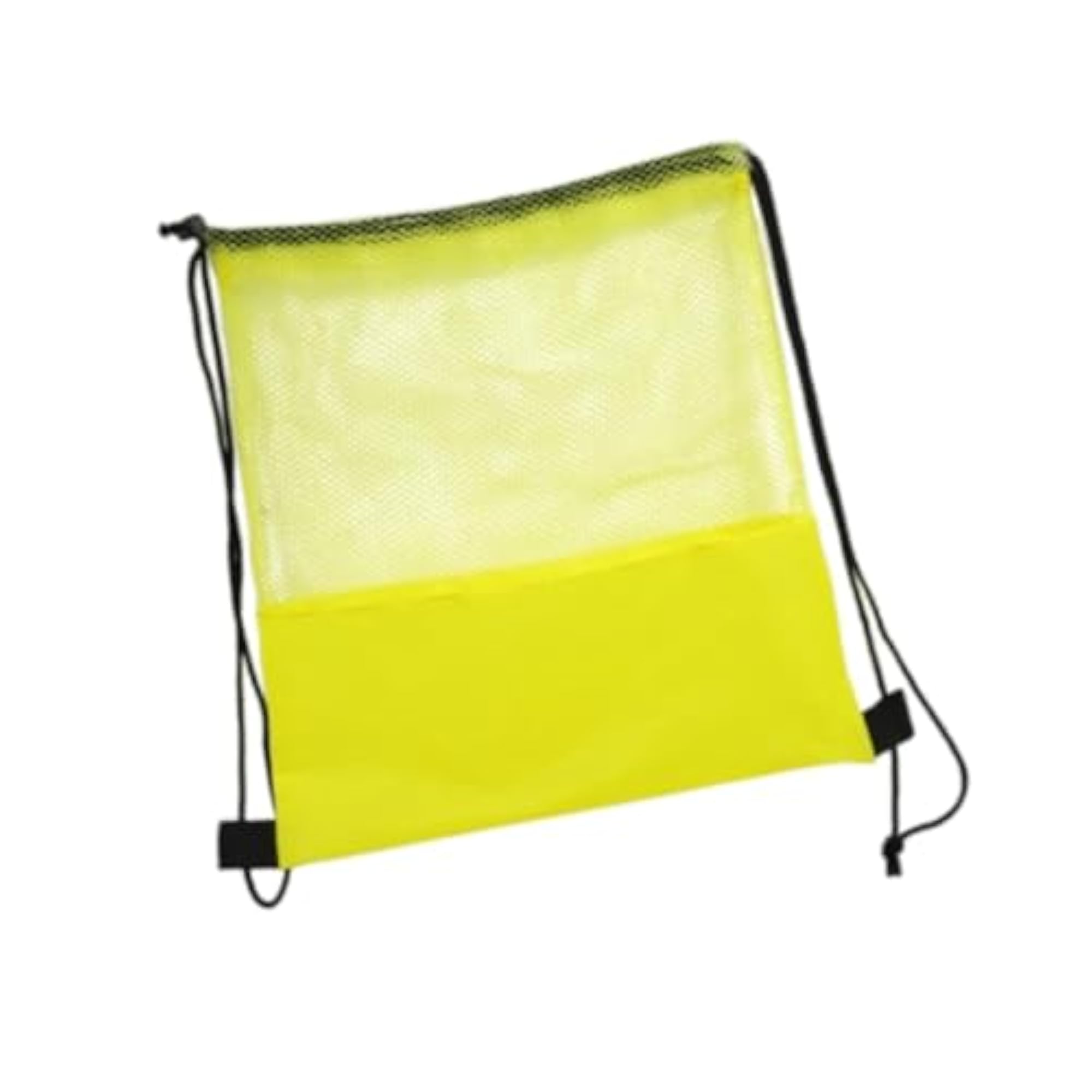 Drawstring Basketball Backpack Portable Sackpack, Yellow