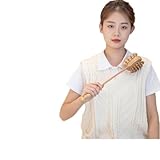手持竹制敲打锤按摩敲打锤健身锤子颈肩后背按摩棒捶背神/234