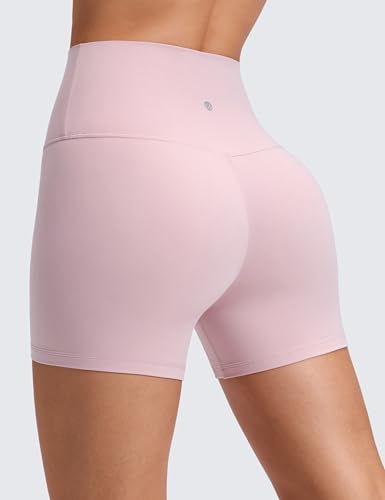 Image of CRZ YOGA No Front Seam Biker Shorts 4 inch | Butterluxe, Extremely Soft, Gentle Compression, Yoga, High Waisted, for Women