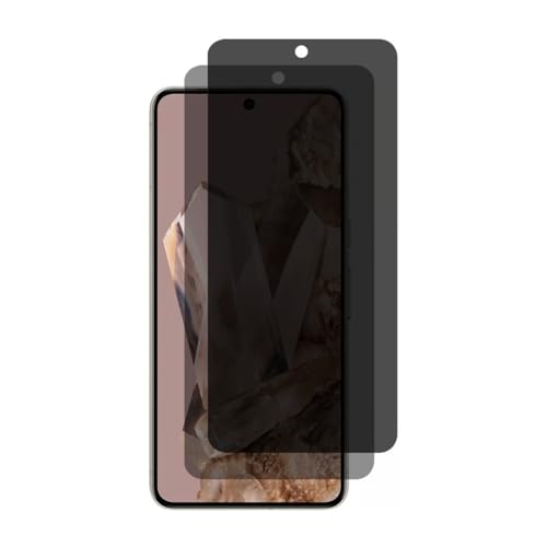 VIESUP for Google Pixel 8 Pro Privacy Screen Protector, 2 PACK Anti-spy Anti-Scratch Protective Film for Pixel 8 Pro Google GC3VE G1MNW 2023 (Not Fingerprint Unlock Support)