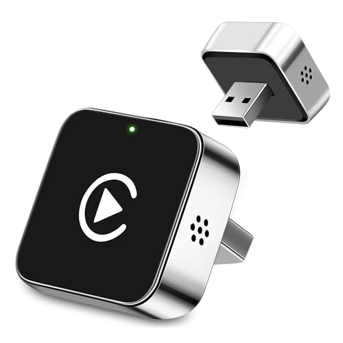 2026 Upgraded Wireless Carplay Adapter, Convert Wired to Wireless for CarPlay＆Android Auto, Car...