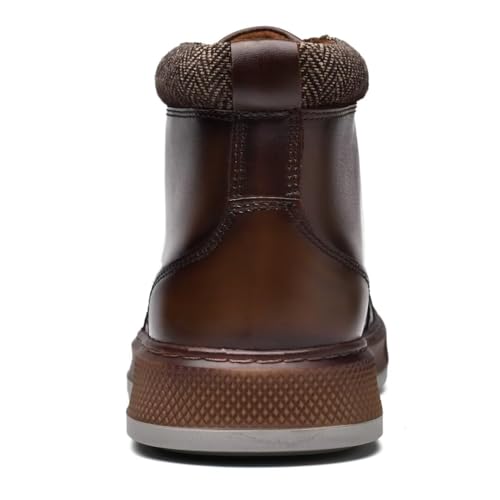 Image of Arkbird Casual Sneaker Boots, High-Top Sneakers Lace-up Leather Chukka Shoes for Men