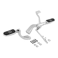Repose-pieds Passager Pour Harley-Davidson Sportster (modèles 2014-2022) - Paire Complète Avec Supports - En Aluminium Noir
