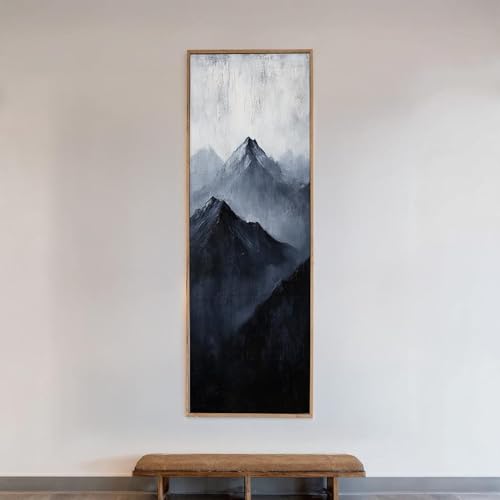 Impression montagne sur toile lianyibo pour salon élégant anthracite