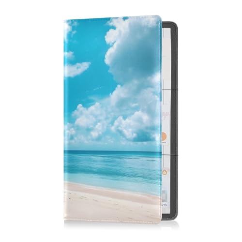 Organizador de guantera slim de cuero miniatura 7