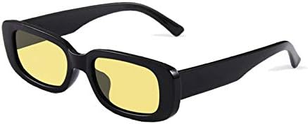 Long Keeper Vintage Rectangle Sunglasses for Women Trendy Square Sunglasses Fashion Retro Glasses with UV400 Protection for Ladies Teen Girls Men
