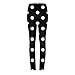 Women's Polka Dot Print Yoga Pants Fall Leggings Tummy Control Leggings for Women Fashion High Waisted Yoga Sweatpants Black