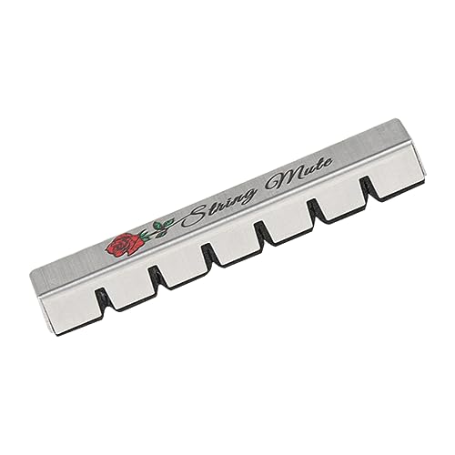 SECFOU ギターミュート アルウム合製 弦楽器用 サイレンサー 音量 練習用 静音 デバイス 耐摩耗性 家用 フォークギター対応