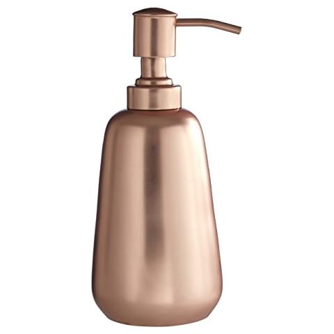 Premium Housewares Madison Shine Lotion Dispenser, Copper Finish Cover