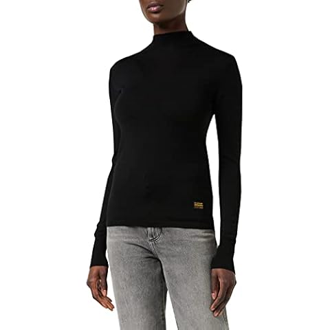G-STAR RAW Damen Stokyr Slim Knitted Turtleneck Pullover Cover