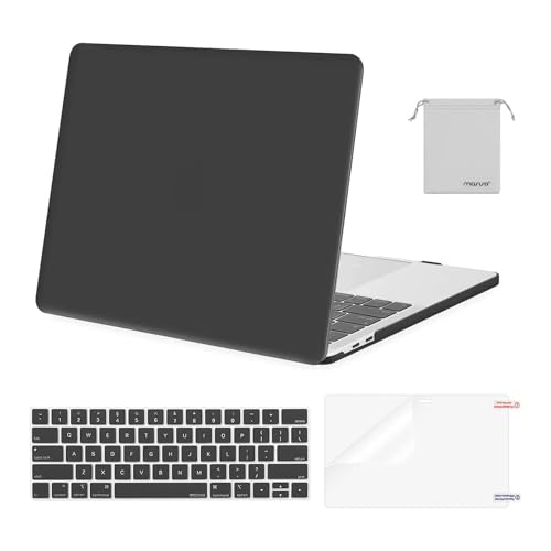 Image of MOSISO Compatible with MacBook Pro 13 inch Case M2 2025, 2024, 2023, 2022-2016 A2338 M1 A2251 A2289 A2159 A1989 A1708 A1706, Plastic Hard Shell&Keyboard Cover&Screen Film&Storage Bag, Space Gray