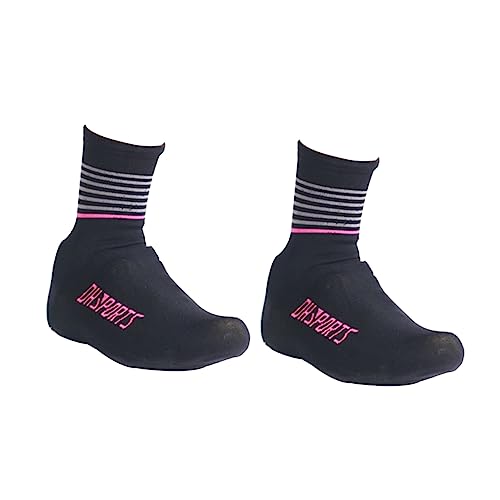 Toddmomy 1 Par cubrezapatos para Ciclismo Exterior Cubiertas de Zapatos cubrezapatillas de Ciclismo Protector de Zapatillas Women Cubierta del Zapato Cubierta de Zapatos de Bicicleta Black