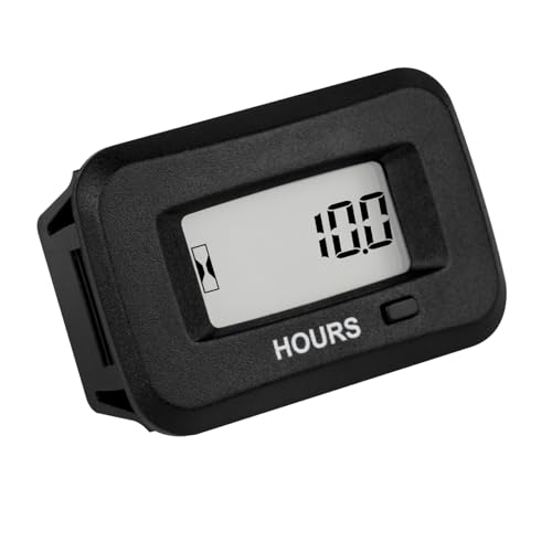 Compteur horaire numérique avec stockage de données pour moto et générateur