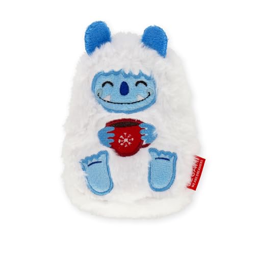 Legami - Sos Winter, Scaldamani, in Poliestere, PE, Tema Yeti, Adatto per Mani Fredde, per Azionarlo Premere la Placca di Metallo, Durata 30 Minuti, Riutilizzabile, 8x10 cm