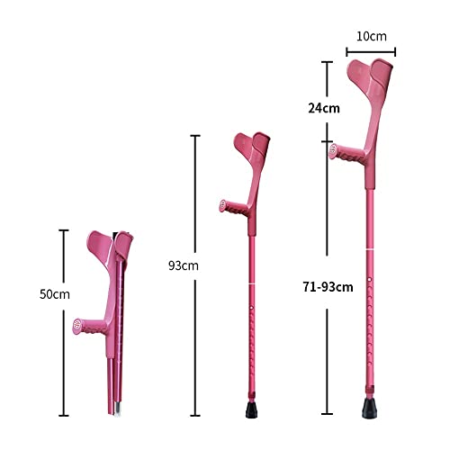 1 Par 2 Unidades Muletas Adultos, Muletas Médicas para Antebrazo, Bastones Plegables, Muletas Ajustables, para Adultos y Niños con Altura 140-190 cm Keep it in Mind