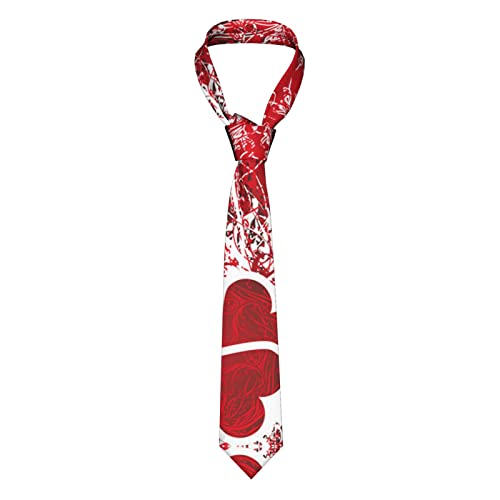 Cravate en soie multicolore pour homme - Pour mariage et affaires - Pour la Saint-Valentin, Noir , taille unique Cover