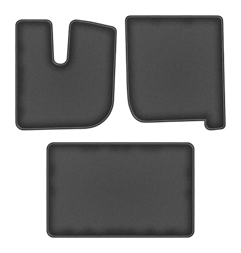 Tapis de sol en velours haut de gamme en polyamide graphite adapté au camion Iveco Stralis