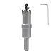 Produktbild Lochsäge mit Zentrierbohrer, TCT Kreisschneider Lochschneider Bohrer für Edelstahl Eisen Legierung Dicke Stahlplatte Aluminiumlegierung, Mit Sechskantschlüssel Silber 19mm