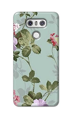 Image of Printed Hard Back Cover Case for LG G6 | LG G6+ Back Cover (Floral Painting) -1302