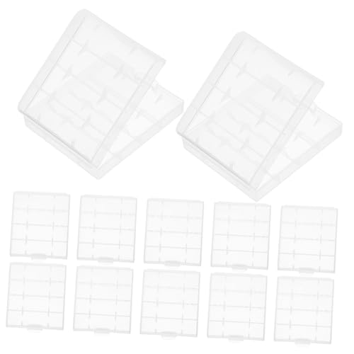 Contenitore Trasparente Impermeabile Per Batterie in 12 Pezzi Per E