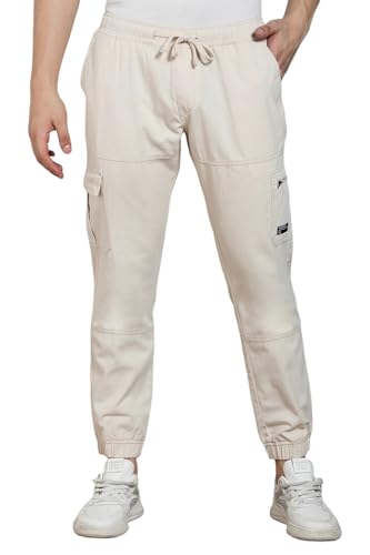 Image of Dennis Lingo Men's | Solid | Mid Rise | Relaxed Fit | Cargo Joggers