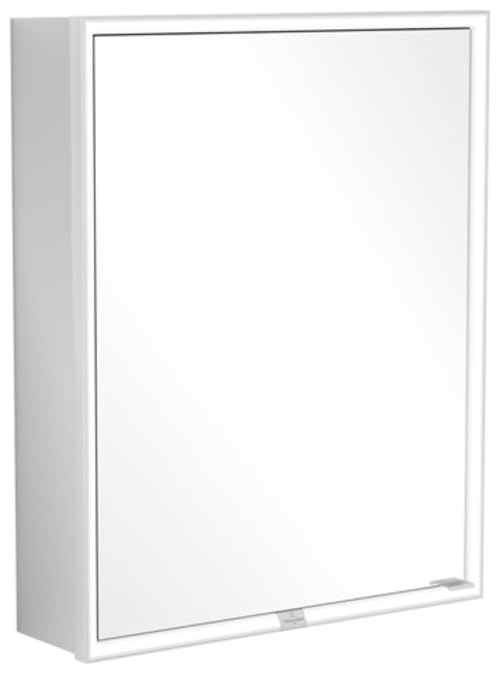 Villeroy & Boch V&B Spiegelschrank My View Now 60x75x16,8cm, Anschl li, LED, 1 T, m Sen