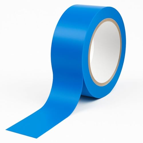 Image of GTSE - Blue Vinyl PVC Floor Tape 2 inch x 108ft Safety Marking Tape