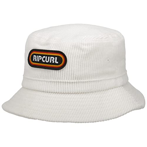 Rip Curl Sombrero de Tela Surf Revival BucketCurl Pescador algodón (L (58-59 cm) - Blanco)