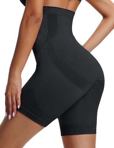 Image of Sarin Mathews Women's Tummy Control Shapewear Shorts High Waisted Body Shaper for Thigh Slimming Underwear Girdle