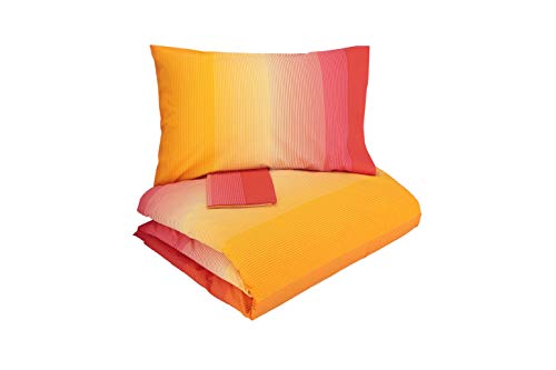 Gabel Parure Copripiumino, Arancione/Giallo