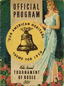 California vs. Ohio State. 61st Tournament of Roses Annual Football Game.
