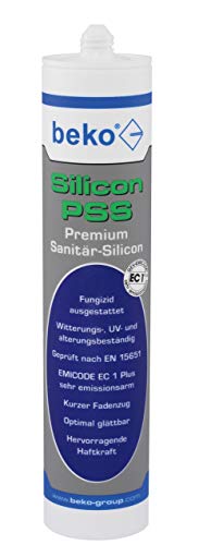 beko Silicon PSS 310 ml silbergrau Premium-Sanitär-Silikon 225 100 13