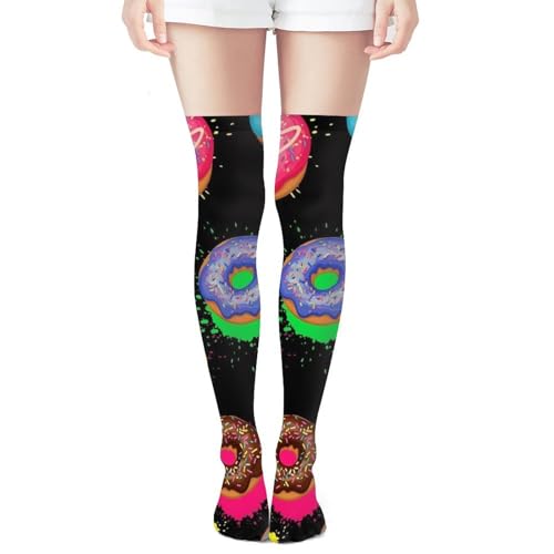 Women Girls Casual Cushioned Crew Socks for Training, Football, Yoga