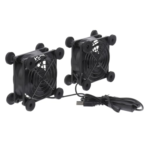 Ventilador USB para router y decodificador con rejilla de protección 2
