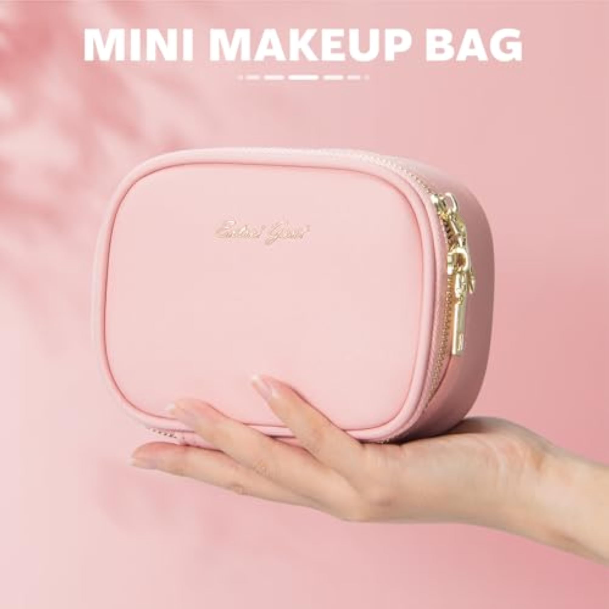Portable Cosmetic Bag with Mirror LED Light