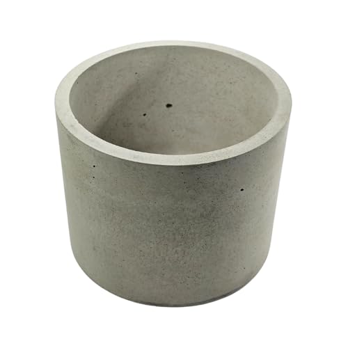 Maceta Cemento Premium Celestun: Estilo Industrial Versátil