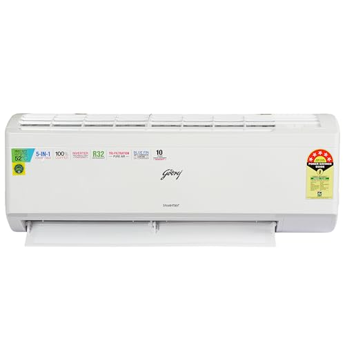Image of Godrej 1.0 Ton 5 Star Inverter Split Air Conditioner (SIC 12ITC5-WWR)