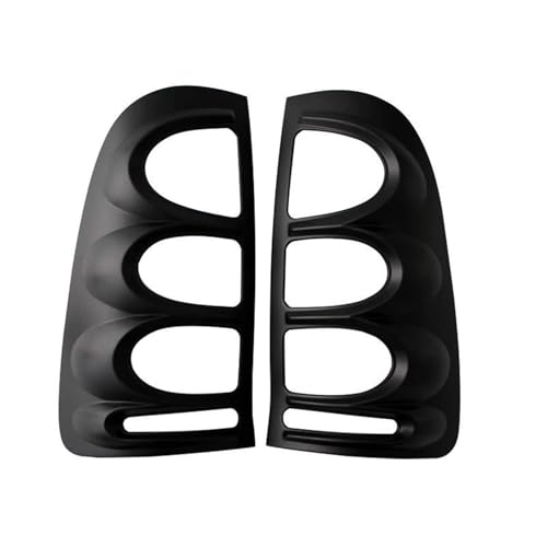Couvercle de feux arrière pour Toyota Hilux Vigo 2005-2010 coque ABS noir mat