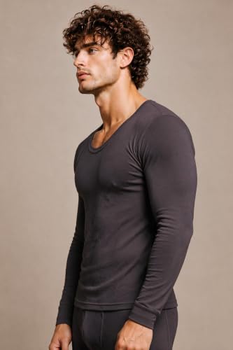 Image of Van Heusen Men Warmtech Thermal Top - Low Neck, Ultra Soft, Extra Warm