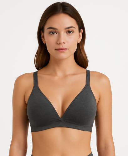 Image of Viola's Secret 6 Pack of Color Print T-Shirt Bras B Cup C Cup and D Cup