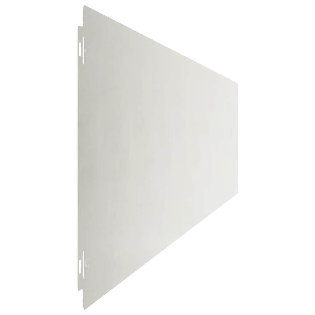 vidaXL Raseneinfassung 10 STK. 20 x 103 cm Edelstahl Silber