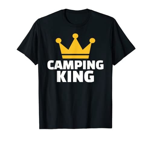 Camping con cama extragrande Camiseta