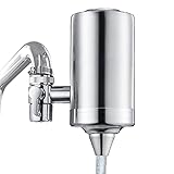 Faucet Mount Water Filters SUS304 Stainless Steel Sink Water Filter with Ultrafiltration Membrane Re